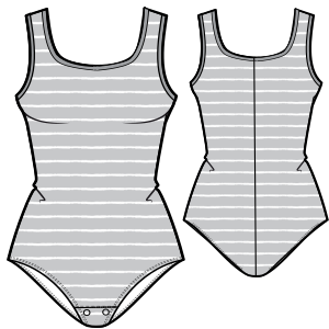 Fashion sewing patterns for LADIES Underwear Body 7260
